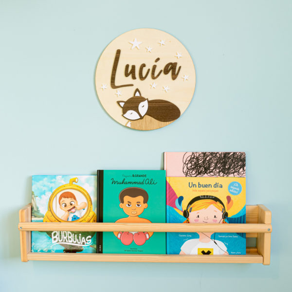 Letrero habitación infantil personalizado Gökotta