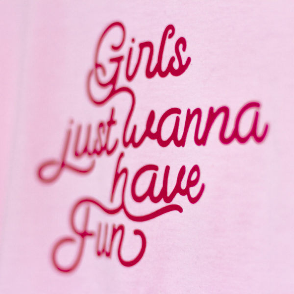 Camiseta niña Girls just wanna have fun